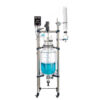 10-100L Dual Jacketed Glass Reactors