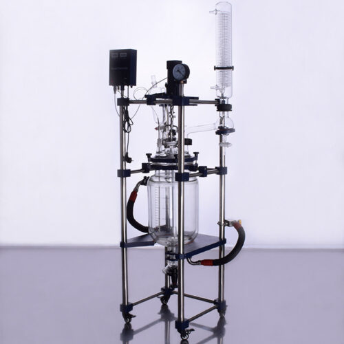 10-100L Dual Jacketed Glass Reactors (3)