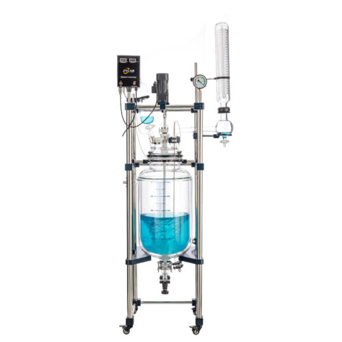10-100L Dual Jacketed Glass Reactors