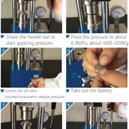 Operation Steps of Coin Cell Crimper