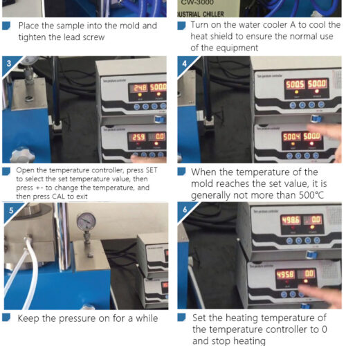 Operation Steps of Heating Tablet Press