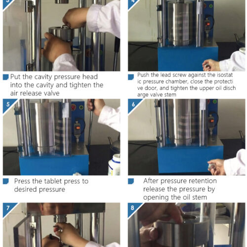 Operation Steps of Isostatic Tablet Press