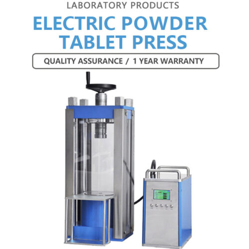 Split Type 100-Ton Lab Hydraulic Electric Powder Pellet Press