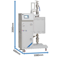 Dimensions of High-Temperature Vertical Rapid Pyrolysis Furnace