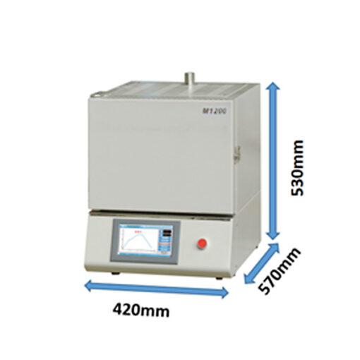 Dimensions of Intelligent 1200.C Muffle Furnace