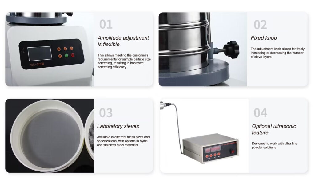 Details of Lab Sieve Shaker