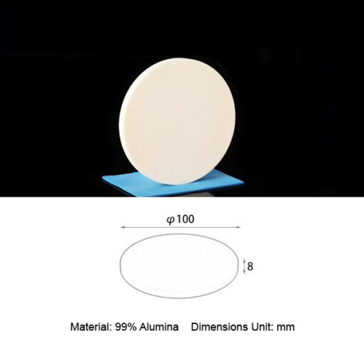 100mm High Purity Alumina Ceramic Disk