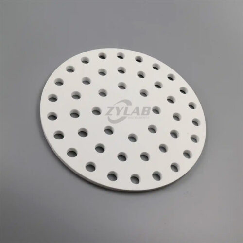 Round Ceramic Alumina Plates with Holes