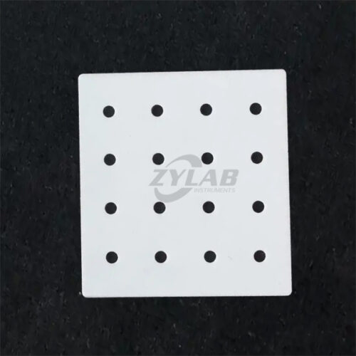 Square Ceramic Alumina Plates with Holes