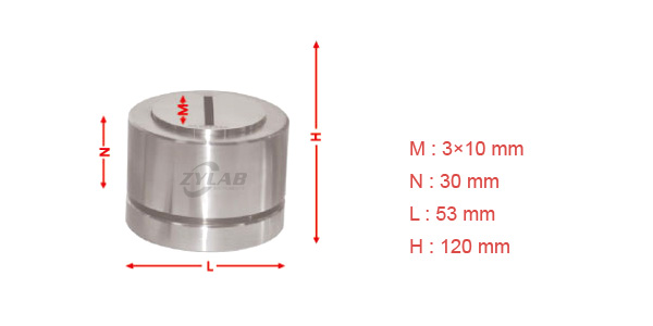 Diagram of Square Split Pressing Die Set Dimensions