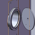 Quick-opening stainless steel sealing flanges (2)