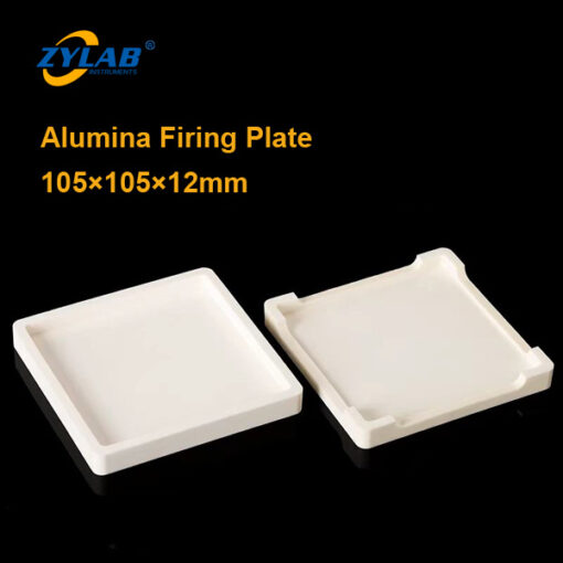 105×105×12mm Footed Alumina Firing Plate