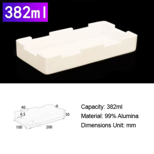 382ml Grooved Alumina Crucible