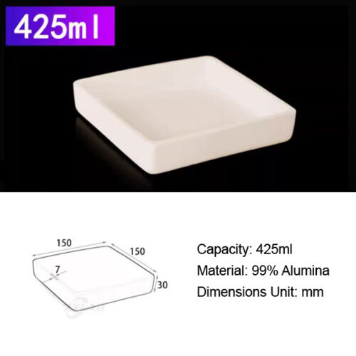 425ml SquareAlumina Crucible