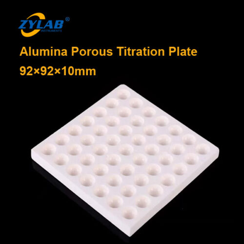 92×92×10mm Alumina Titration Plate