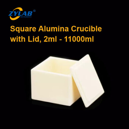 99% Alumina Square Crucible with Lid