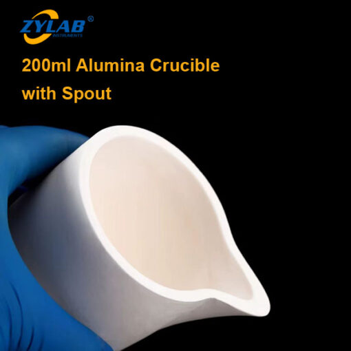 99% High-Purity Alumina Crucible with Spout