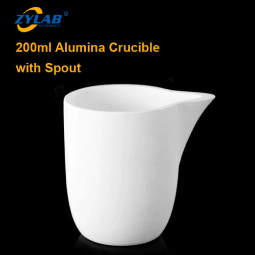 Customizable Alumina Crucible with Spout