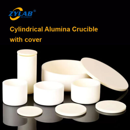 Customizable Cylindrical Alumina Ceramic Crucible with cover