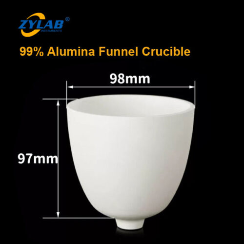 φ98×97mm Alumina Funnel Crucible